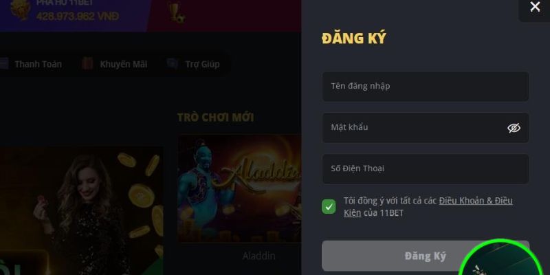 Điều lưu ý khi đăng ký 11BET