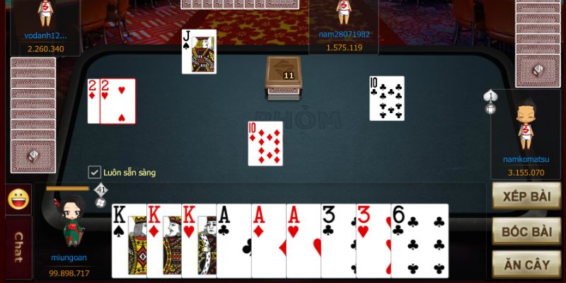 Kinh nghiệm chơi game bài Phỏm 11BET thắng lớn